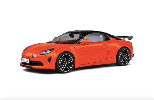 1/18 Solido 2022 Alpine A110 (Orange Metallic) Diecast Car Model 