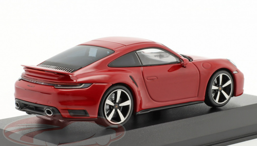 1/43 Minichamps Porsche 911 (992) Turbo S (Guards Red) Car Model 