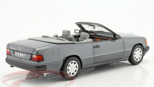 1/18 Dealer Edition 1991-1993 Mercedes-Benz 300 CE-24 Convertible (A124) (Pearl Grey) Diecast Car Model