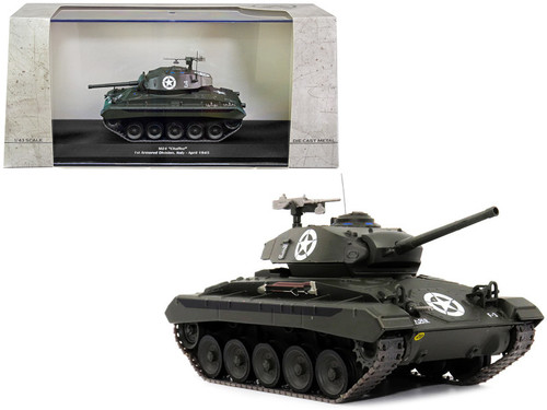 M24 "Chaffee" Tank #3 "U.S.A. 1st Armored Division Italy April 1945" 1/43 Diecast Model by AFVs of WWII