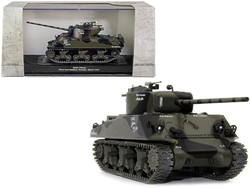 M4A3 (76mm) Tank "Julia" "U.S.A. 761st Tank Battalion Germany March 1944" 1/43 Diecast Model by AFVs of WWII