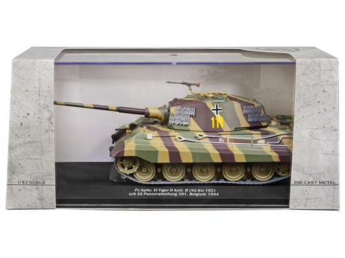 KING TIGER 1:24 Ｐanzerkfwagen_VITiger II Late 1970s Bandai 1/24 Panzerkampfwagen VI Tiger II King