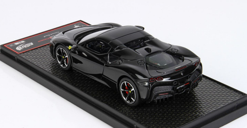 1/43 BBR Ferrari SF90 Spider Closed Roof (Gloss Black) Resin Car Model Limited 36 Pieces