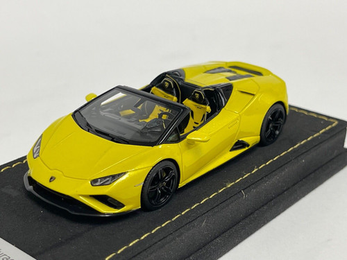 1/18 MR Collection Lamborghini Huracan Evo Spyder (Yellow) Resin