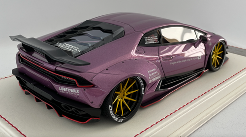 1/18 Davis & Giovanni DG Lamborghini Huracan Liberty walk LB Performance Purple Resin Car Model Limited 10 Pieces
