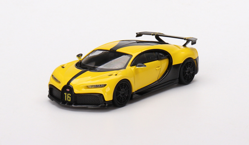 1/43 TSM Model Bugatti Chiron Pur Sport Yellow Diecast Car Model