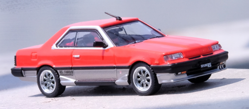  1/64 INNO NISSAN SKYLINE 2000 TURBO RS-X (DR30) Red/Silver