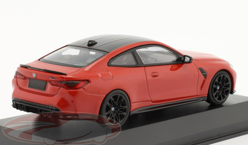 1/43 Minichamps BMW M4 Competition Coupe (G82) Toronto Red Metallic Car Model