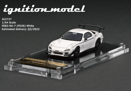 1/64 Ignition Model Mazda FEED RX-7 (FD3S) White Resin Car Model