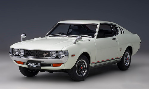 1/18 AUTOart 1973 Toyota Celica Liftback 2000GT (RA25) (White) Car