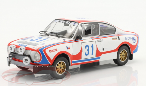 1/24 Ixo 1979 Skoda 130 RS #31 8th Rally Acropolis Biamar Vaclav Blahna, Jiri Motal Car Model