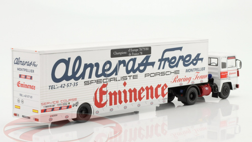 1/43 Ixo 1980 Berliet TR280 Racecar Transporter Almeras Eminence Porsche Racing Team Car Model