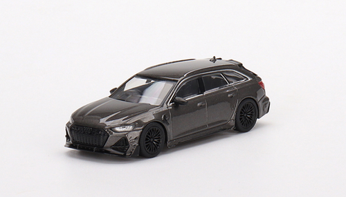 1/64 Mini GT Audi ABT RS6-R (Daytona Grey) Diecast Car Model