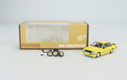 BM CREATIONS - Mitsubishi Lancer EX2000 Turbo (1:64 Scale - Yellow