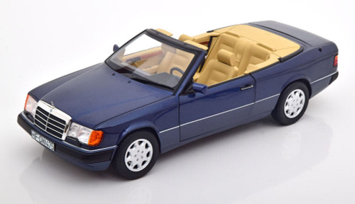 1/18 Norev 1990 Mercedes-Benz 300 CE-24 convertible (A124) (Nautical Blue) Diecast Car Model