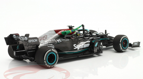 1/18 Minichamps 2021 Lewis Hamilton Mercedes-AMG F1 W12 #44 Winner Brazilian GP Formula 1 Car Model