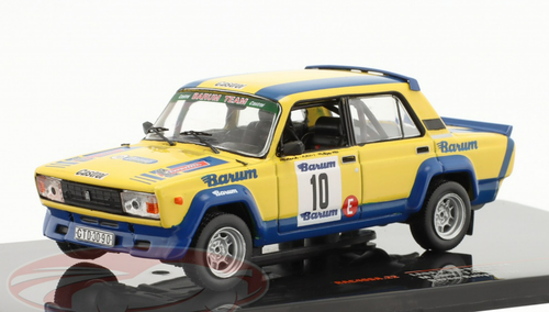 1/43 Ixo 1984 Lada VAZ 2105 VFTS #10 4th Barum Rallye Barum Team Morislav Lank, Miloš Týce Car Model