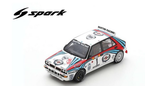 1/43 Lancia Delta HF Integrale No.1 3rd Monte Carlo Rally 1992 Juha Kankkunen - Juha Piironen