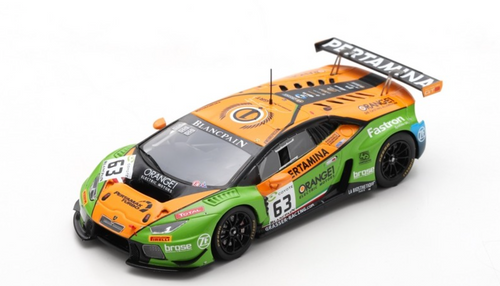 1/43 Lamborghini Huracán GT3 No.63 GRT Grasser Racing Team 24H Spa 2018 A. Caldarelli - C. Engelhart - M. Bortolotti Limited 300