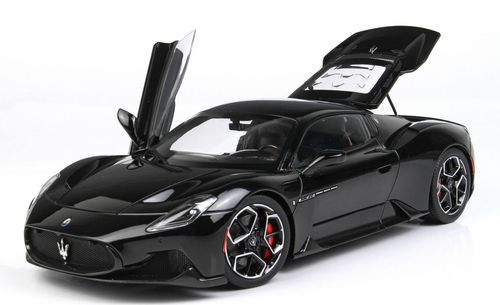 1/18 BBR Maserati MC20 (Black Enigma) Diecast Car Model