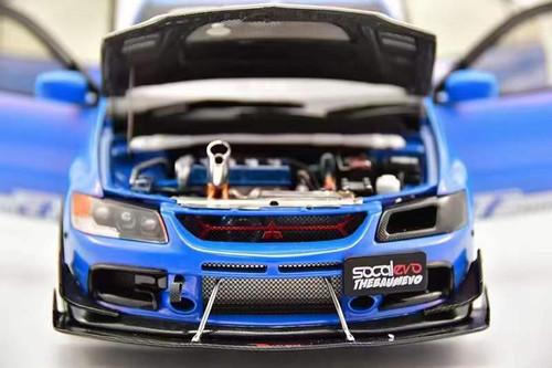 1/18 Super A Mitsubishi Lancer Evo Ix Evo 9 (Blue) Diecast Car Model