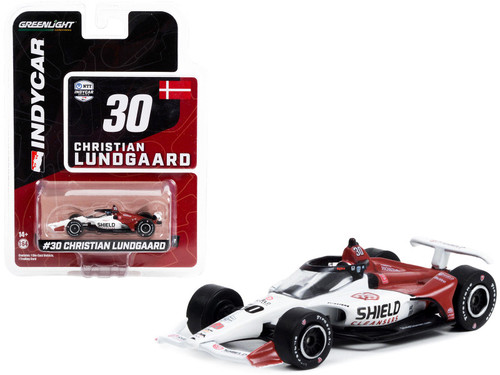 Dallara IndyCar #30 Christian Lundgaard "Shield Cleansers" Rahal Letterman Lanigan Racing (Road Course Configuration) "NTT IndyCar Series" (2022) 1/64 Diecast Model Car by Greenlight