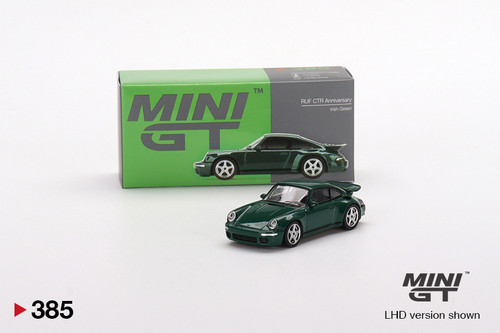 1/64 Mini GT Porsche 911 RUF CTR Anniversary Irish Green Diecast Car Model
