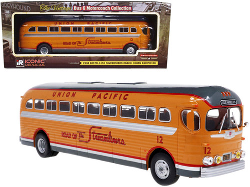 TEMSA TS 35E Coach Bus Yellow Yankee Trails The Bus & Motorcoach  Collection 1/87 Diecast Model by Iconic Replicas 