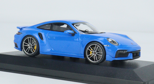 1/43 Minichamps 2021 Porsche 911 992 Turbo S Coupe Sport Design (Blue) Car Model