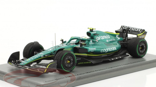 1/43 Spark 2022 Sebastian Vettel Aston Martin AMR22 #5 Emilia-Romagna GP  Formula 1 Car Model