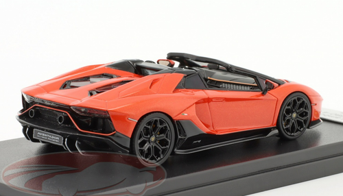 1/43 Looksmart 2021 Lamborghini Aventador LP780-4 Ultimae Roadster (Xanto Orange) Car Model