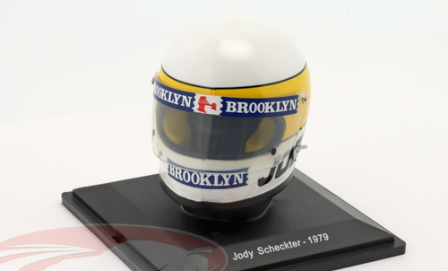 1/5 Spark 1979 Jody Scheckter #11 Scuderia Ferrari Formula 1 World Champion Helmet Model