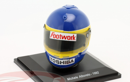 1/5 Spark 1992 Michele Alboreto #9 Footwork Team Formula 1 Helmet Model