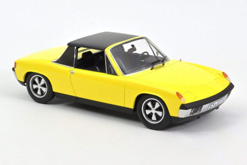 1/18 Norev 1973 VW-Porsche 914 2.0 (Light Green Yellow) Diecast