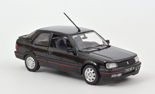 1/43 Norev 1987 Peugeot 309 GTi (Black) Car Model