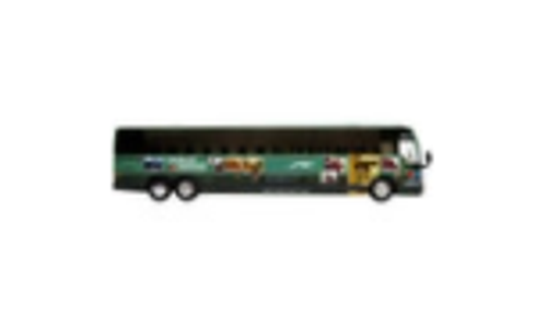 Prevost X3-45 Coach Bus Greyhound Tribute to our Heroes "240th ASLT HEL CO" "The Bus & Motorcoach Collection" 1/87 Diecast Model by Iconic Replicas