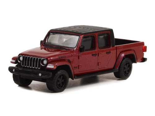 1/64 Greenlight 2021 Jeep Gladiator Willys (Red) Battalion 64 Series 2 Diecast Car Model