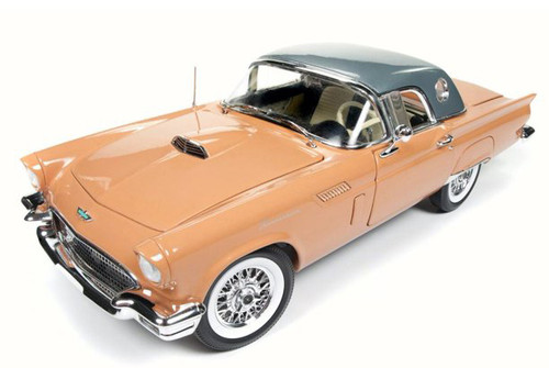 1/18 Auto World 1957 Ford Thunderbird Convertible with Removable