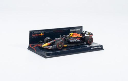 1/43 Minichamps 2022 Formula 1 Max Verstappen Red Bull RB18 #1 Winner Belgian GP Car Model