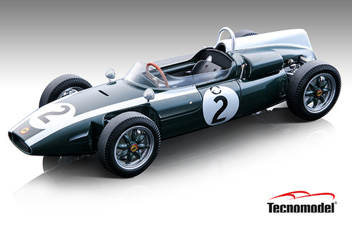 1/18 Tecnomodel 1960 Bruce McLaren Cooper T53 #2 British GP Formula 1 Car Model