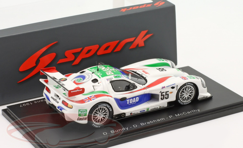 1/43 Spark 1997 Panoz GTR-1 #55 24h LeMans David Price Racing Perry McCarthy, David Brabham, Doc Bundy Car Model