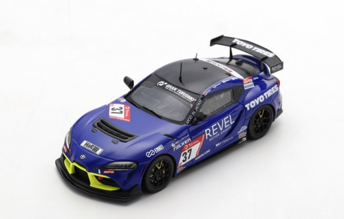 1/43 Spark 2020 Toyota Supra #37 24h Nürburgring Novel Racing Toyo Tyres Andreas Gülden, Michael Tischner, Tohjiro Azuma, Aichi Asahi Car Model