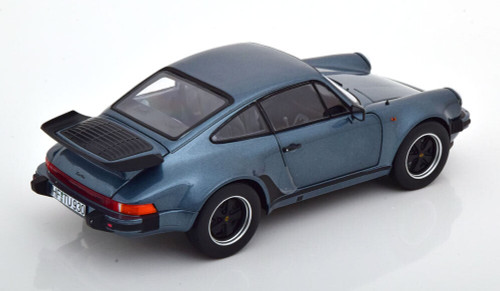 1/18 Norev 1988 Porsche 911 930 Turbo 3.3 (Blue Grey Metallic) Diecast Car Model