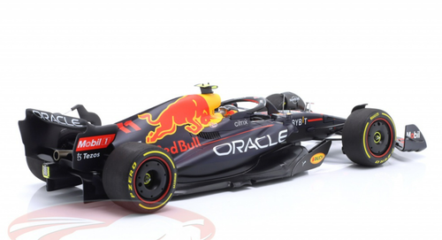 1/18 Minichamps 2022 Formula 1 Sergio Perez Red Bull Racing RB18 #11 Winner Monaco GP Car Model