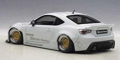 1/18 AUTOart Rocket Bunny Toyota 86 (Matte Black) Car Model