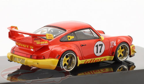 1/43 Ixo Porsche 911 (964) RWB #17 (Red & Yellow) Car Model