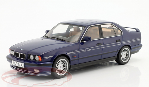 1/18 Model Car Group 1988-1996 BMW Alpina B10 (E34) 4.6 (Blue Metallic) Car Model
