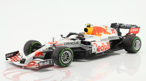 1/18 Minichamps 2021 Formula 1 Sergio Perez Red Bull Racing RB16B #11 Turkish GP 3rd Place Car Model