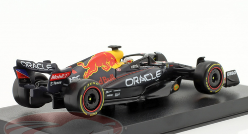1/43 BBurago 2022 Formula 1 Max Verstappen Red Bull RB18 #1 World Champion Car Model Elite Edition