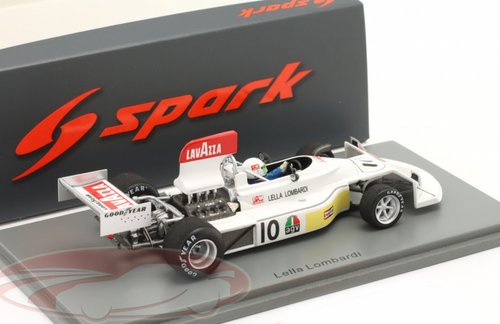 1/43 Spark 1975 Formula 1 Lella Lombardi March 751 #10 6th Spain GP Car Model